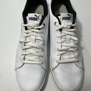 Puma Womens White and Black Sneakers Size 10 SB-FA